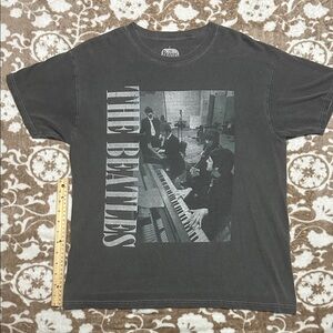 The Beatles Charcoal Graphic Tee